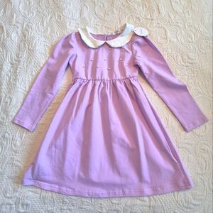 Arshiner girls size 110 or 5 lavender with white Peter Pan collar, NWT